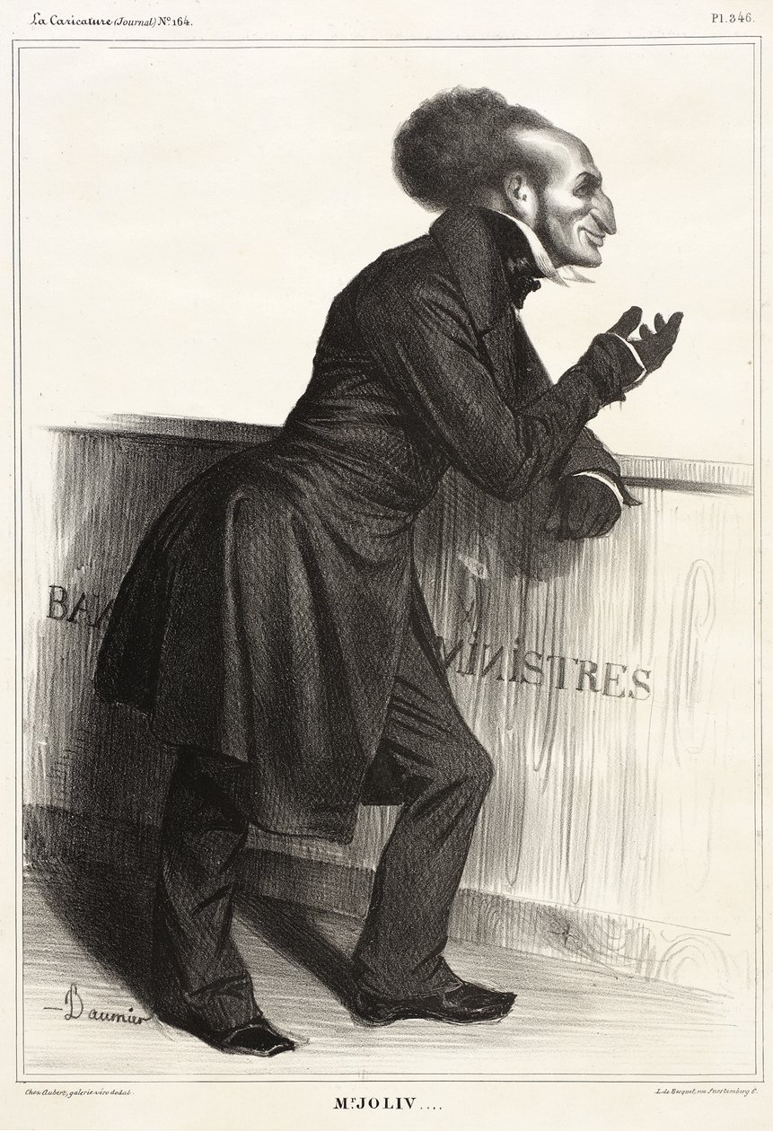 Adolphe Jollivet autorstwa Honoré Daumier