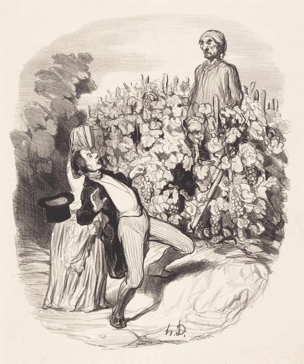 Ach! O rany, chyba mamy kłopoty! autorstwa Honoré Daumier