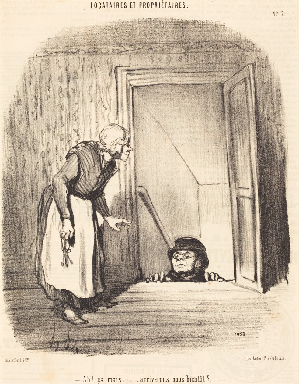 Ach! No cóż… czy wkrótce dotrzemy na miejsce autorstwa Honoré Daumier
