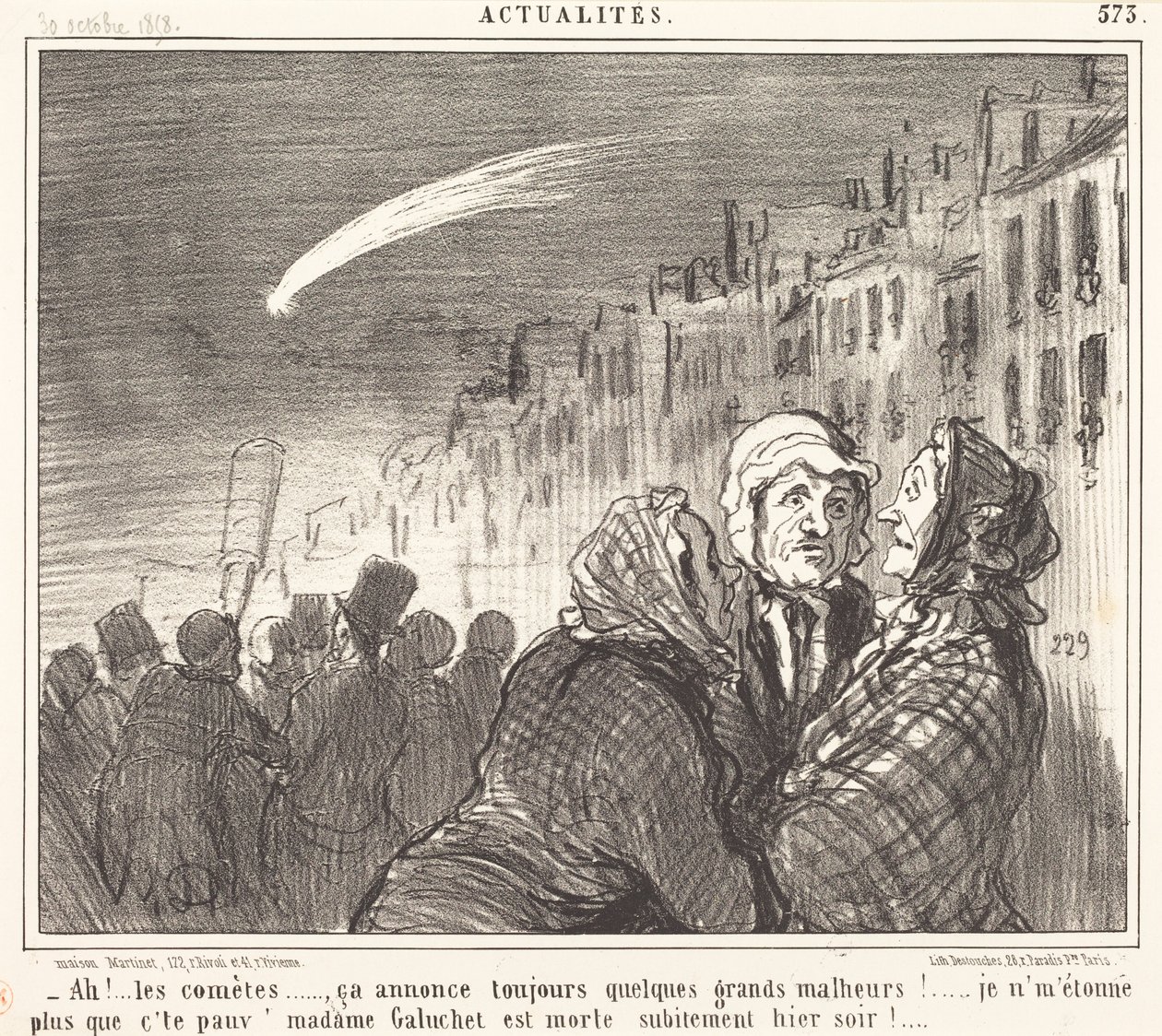 Ach!... komety... autorstwa Honoré Daumier