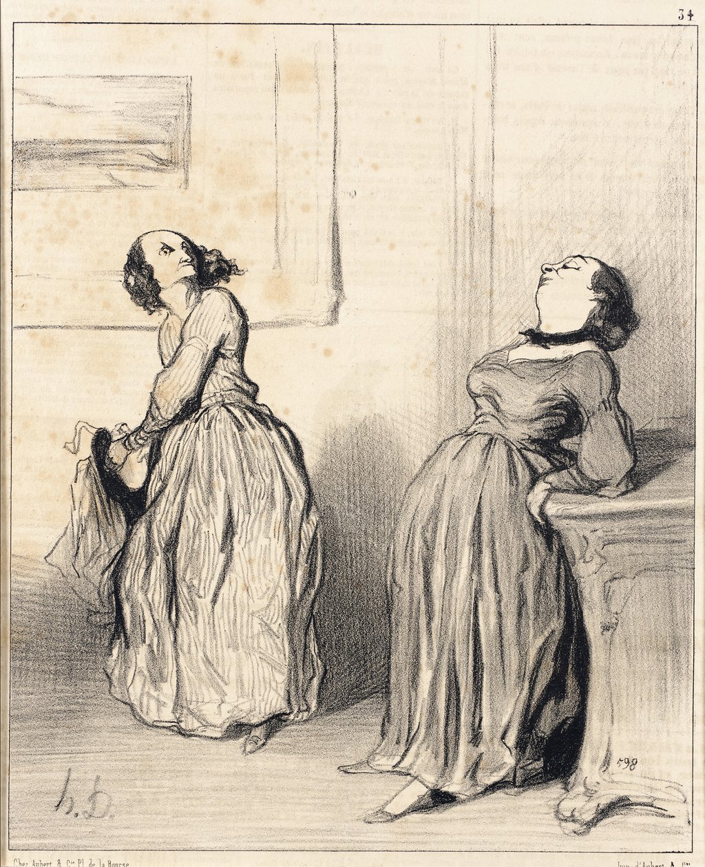 Ach! Uważacie, że moja ostatnia powieść nie jest do końca... autorstwa Honoré Daumier