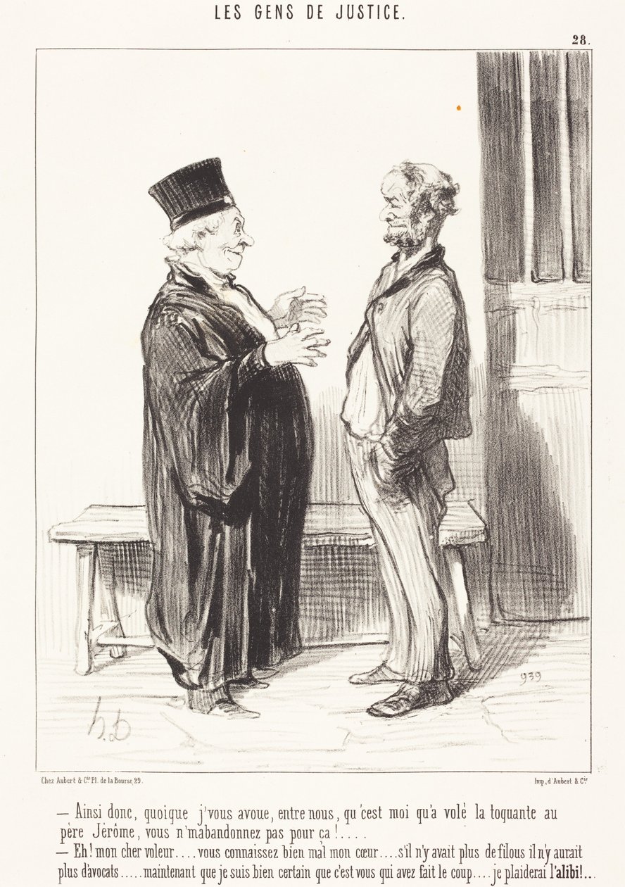 A więc, chociaż przyznaję wam ... autorstwa Honoré Daumier