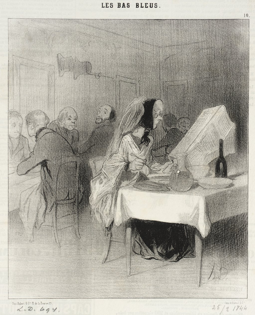 No co ty!... Jeszcze nie napisano recenzji mojej powieści... autorstwa Honoré Daumier