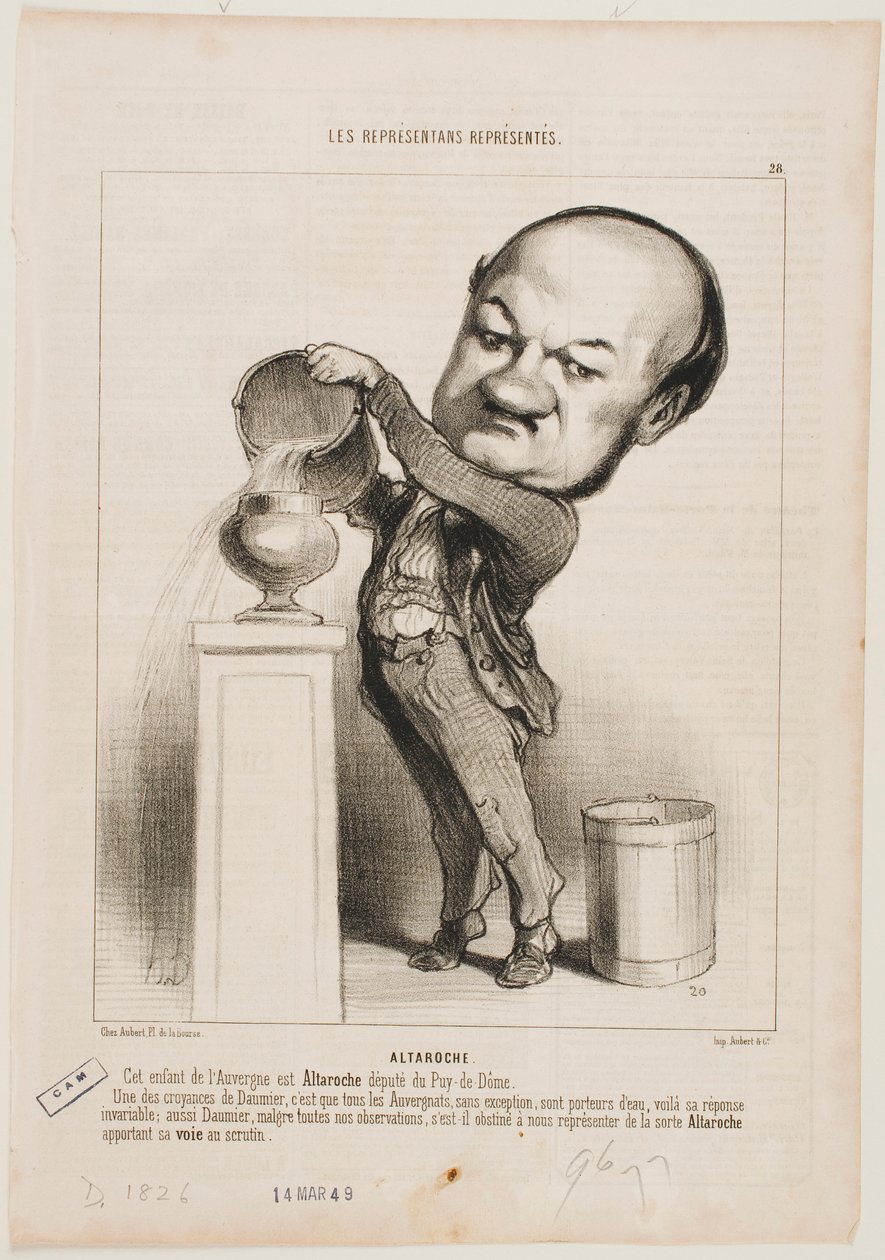 Altaroche autorstwa Honoré Daumier