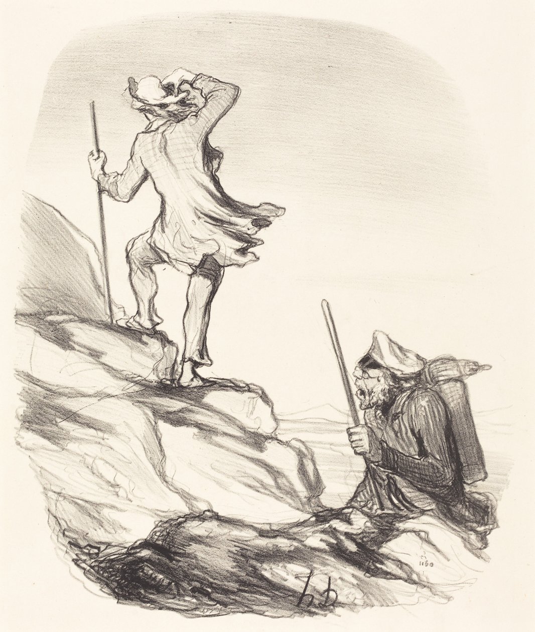 Czy widzisz cywilizowane miejsce... autorstwa Honoré Daumier