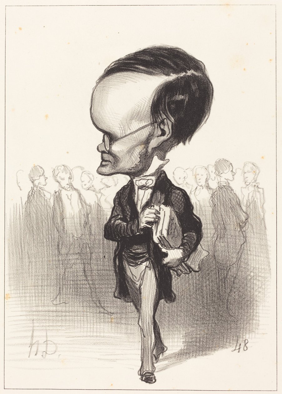 Arm. Jacques Lherbette autorstwa Honoré Daumier