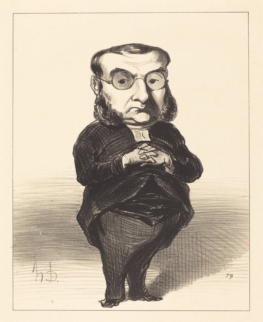 Ath. L. Charles Coquerel autorstwa Honoré Daumier