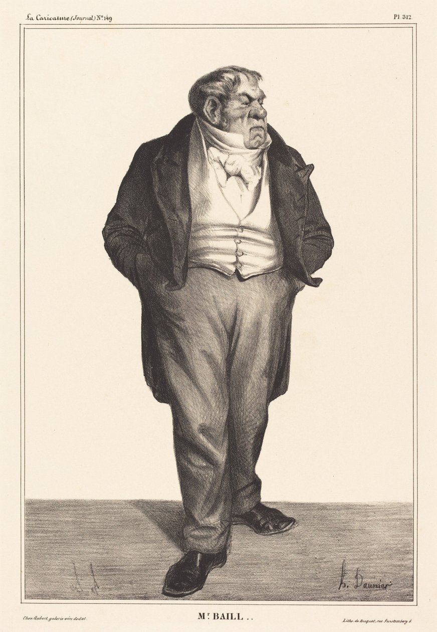 Baillot autorstwa Honoré Daumier