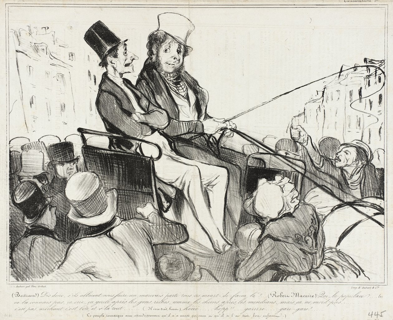 Bertrand, powiedz mi, a co, gdyby nam zrobili... autorstwa Honoré Daumier