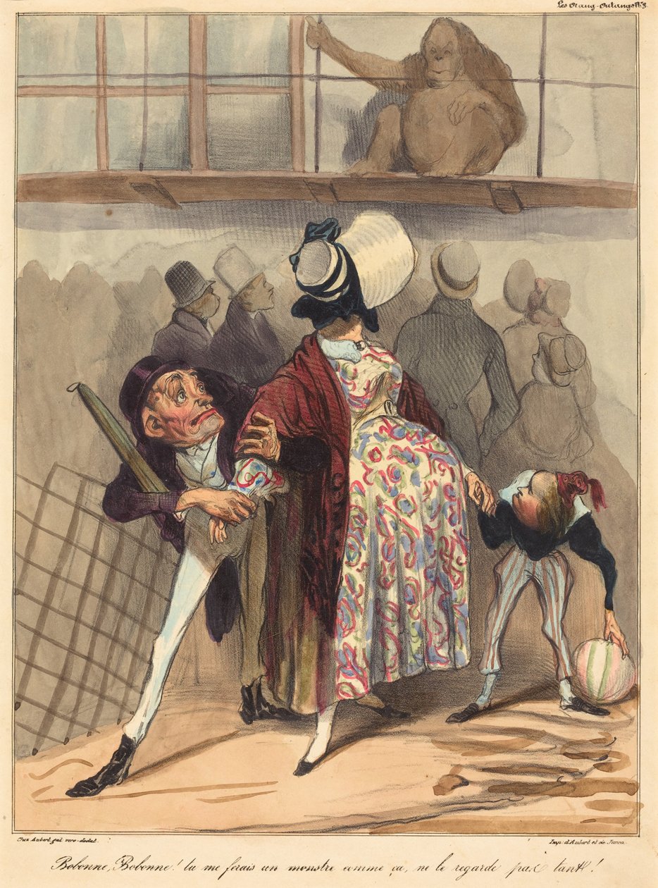 Bobonne... nie patrz na niego tak dużo! autorstwa Honoré Daumier