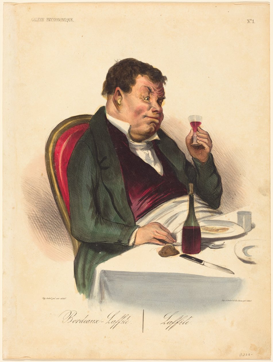 Bordeaux-Laffite autorstwa Honoré Daumier