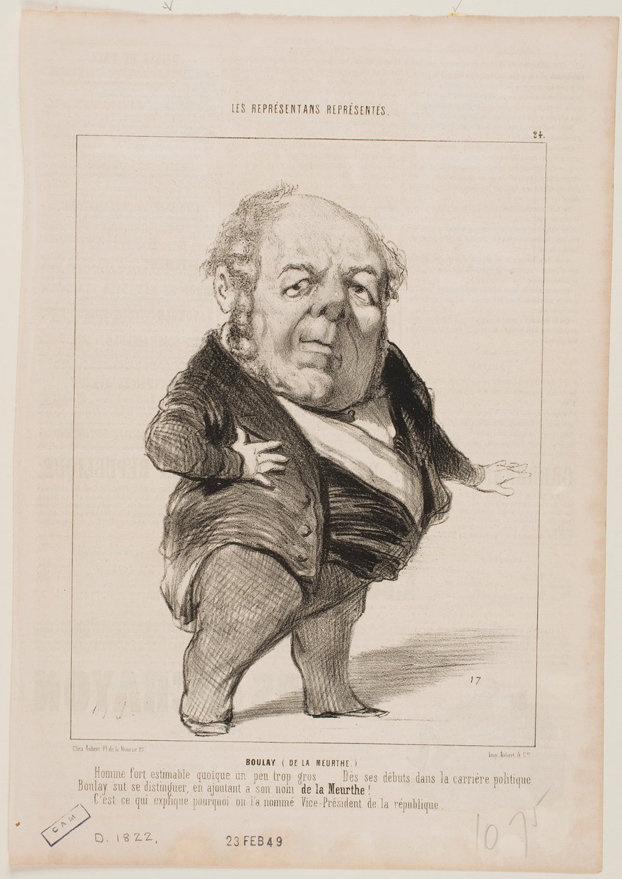 Boulay (de la Meurthe) autorstwa Honoré Daumier