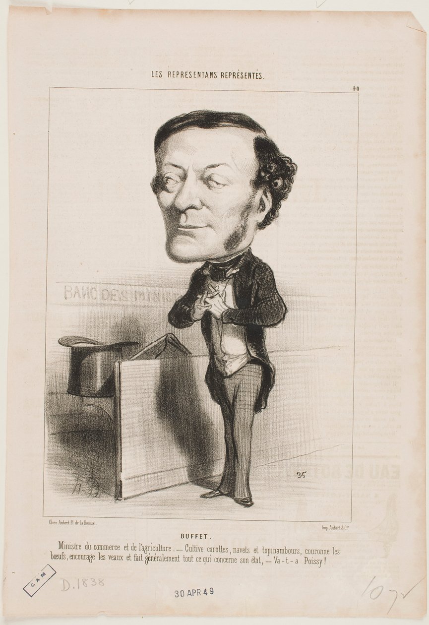 Bufet autorstwa Honoré Daumier