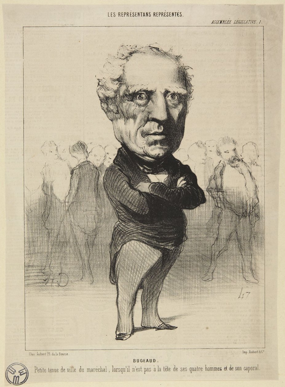 „Bugeaud” autorstwa Honoré Daumier