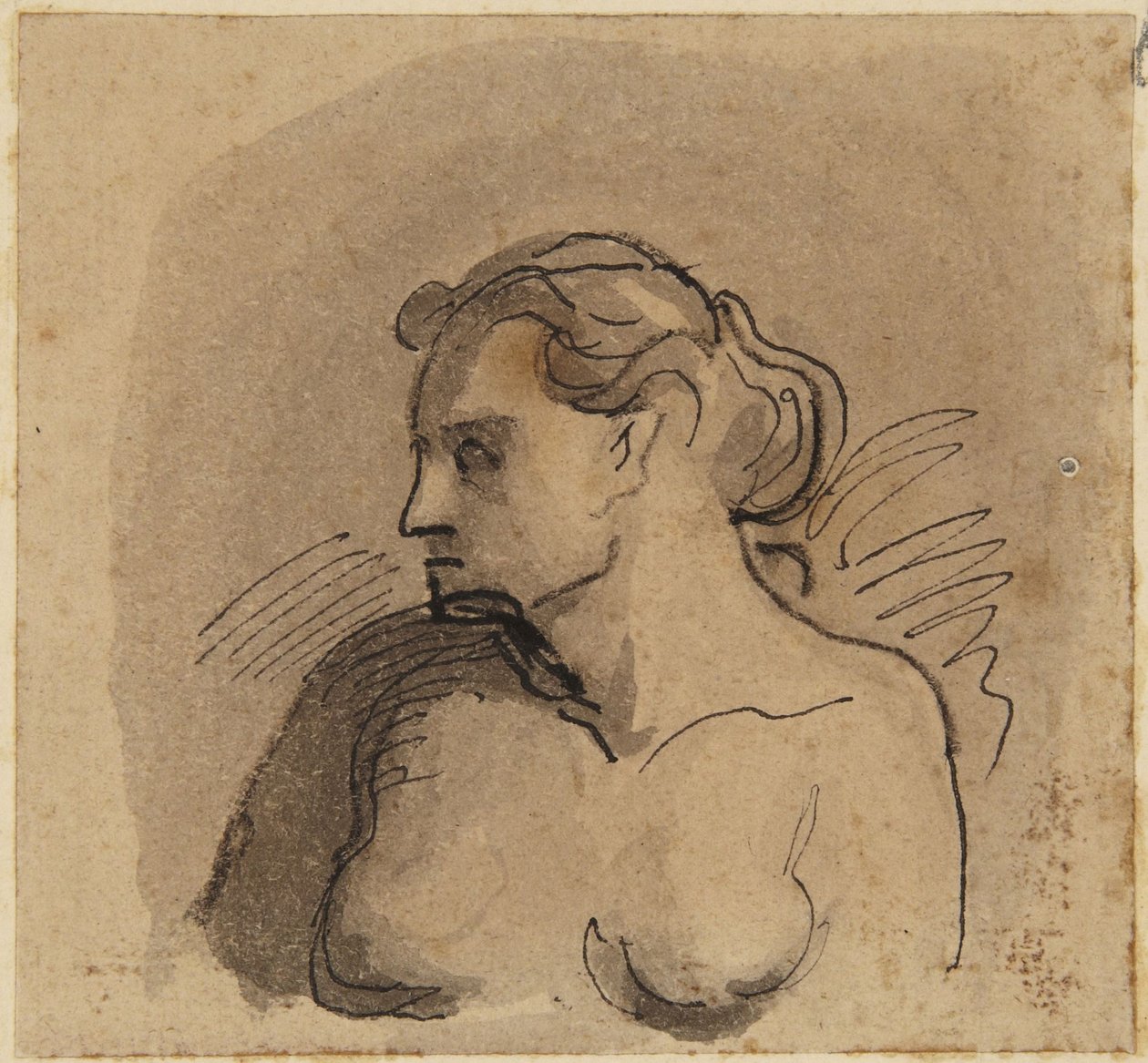 Popiersie kobiety autorstwa Honoré Daumier