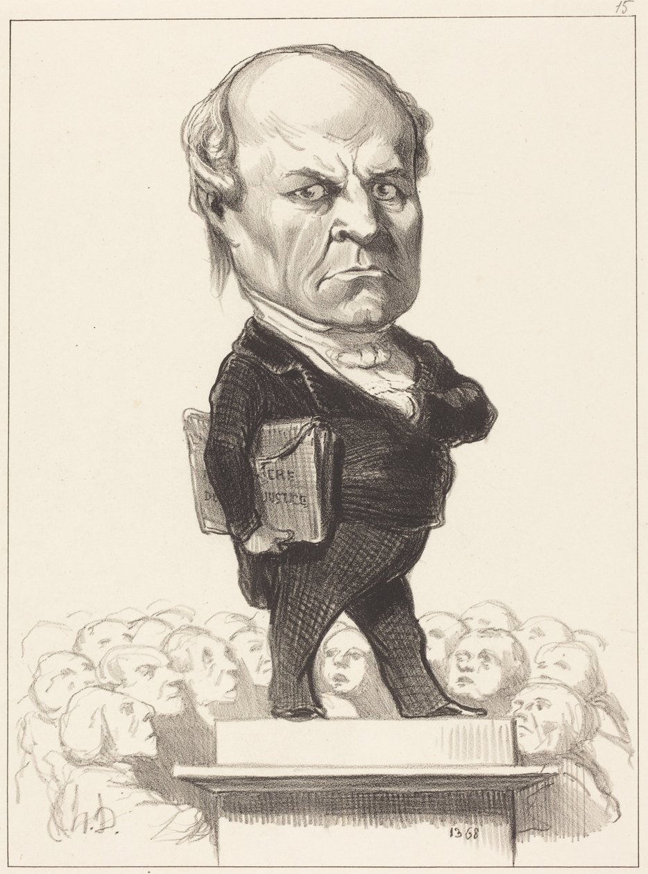 C.H. Odilon Barrot autorstwa Honoré Daumier