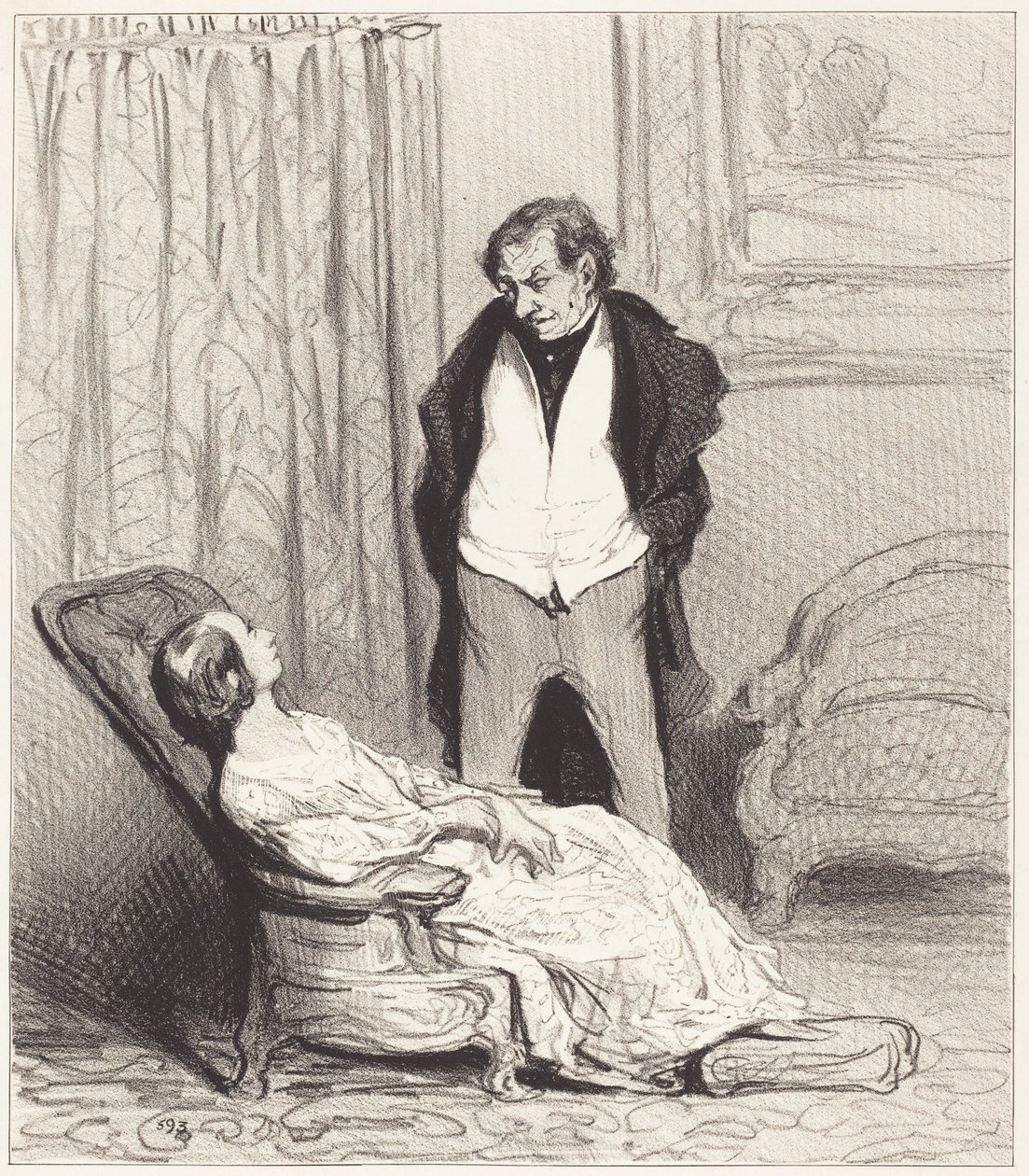 Marchewka w pudełku autorstwa Honoré Daumier