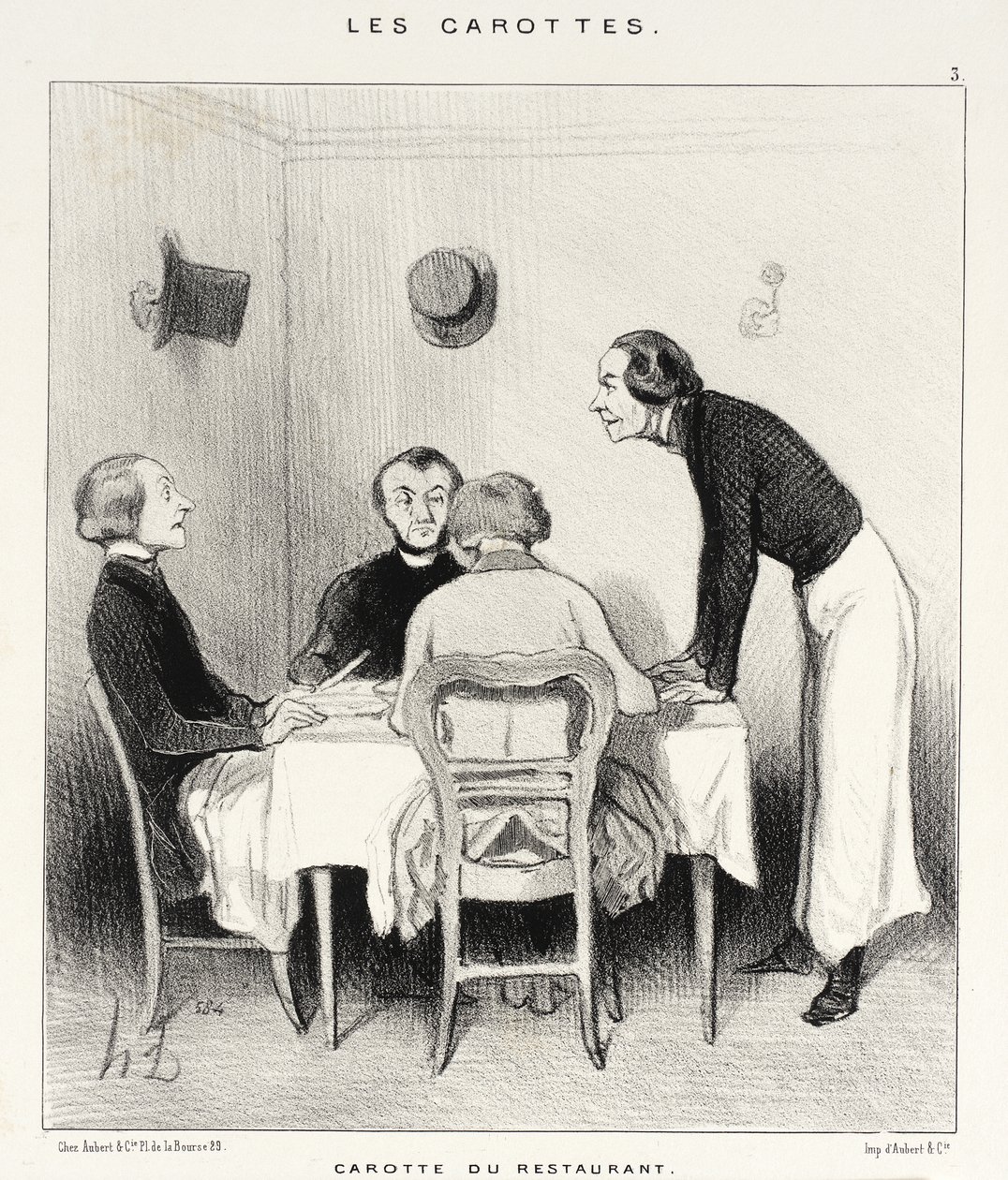 Marchew z restauracji autorstwa Honoré Daumier