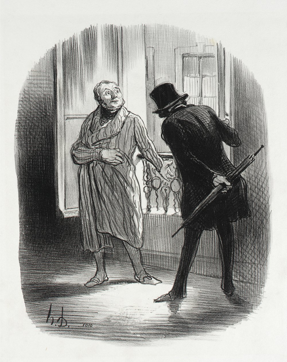 To mieszkanie jest trochę drogie jak na Plac Królewski... autorstwa Honoré Daumier