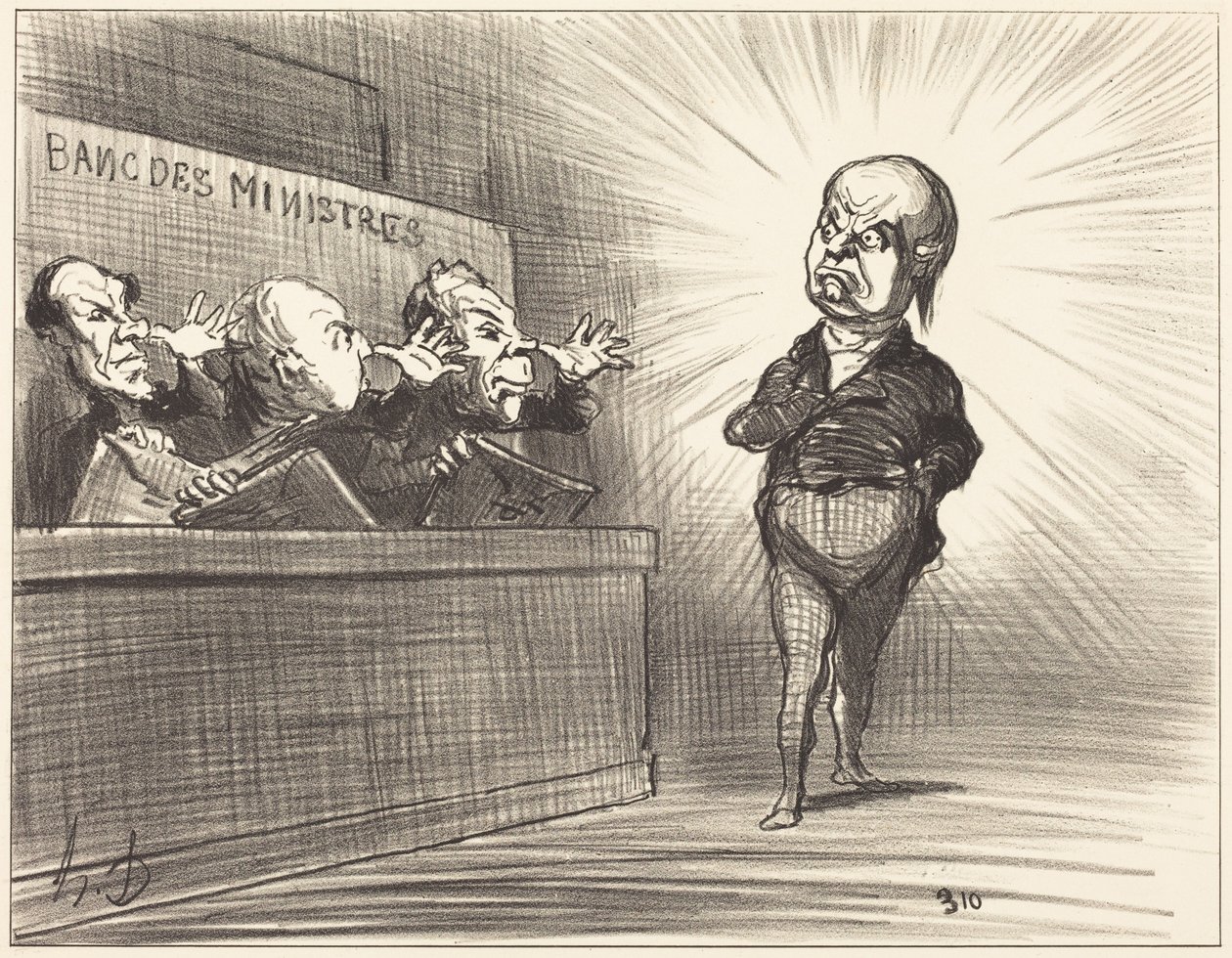 Jeszcze nie tym razem ... autorstwa Honoré Daumier