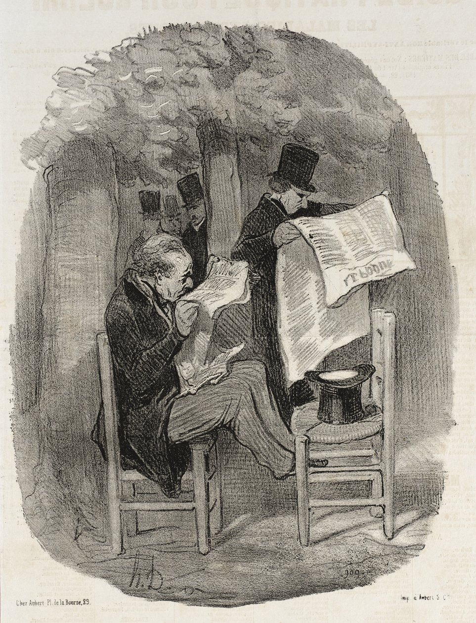 To, co mieszczanin zgodził się nazwać małą rozrywką autorstwa Honoré Daumier
