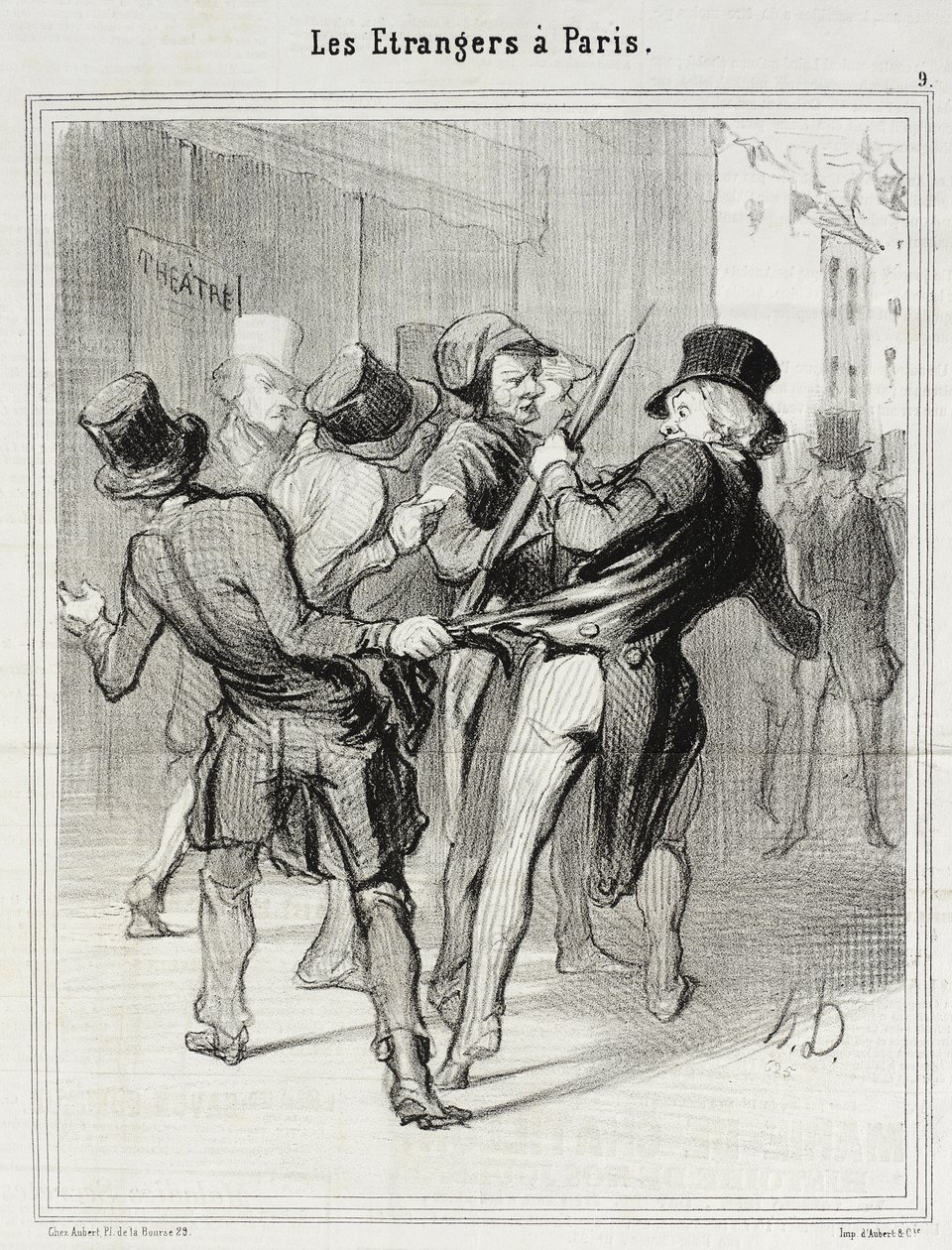 To, co nazywa się pokusami Paryża autorstwa Honoré Daumier