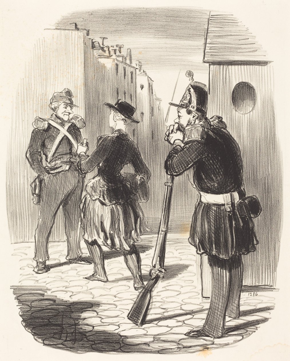 Ten przeklęty Pigochard ... autorstwa Honoré Daumier