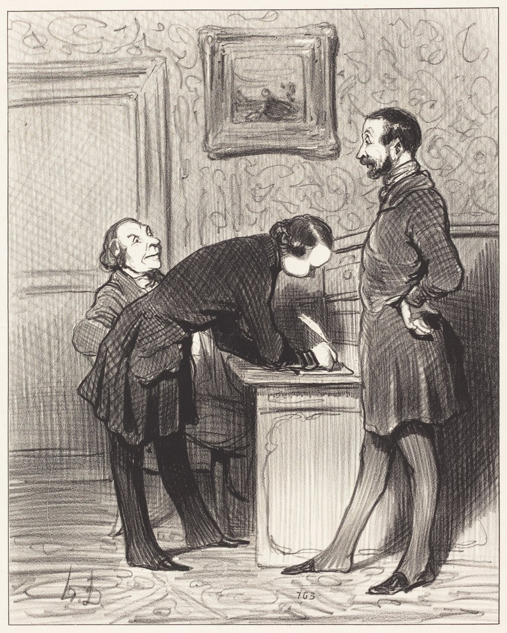 To właśnie dlatego, że jest pańskim przyjacielem... autorstwa Honoré Daumier