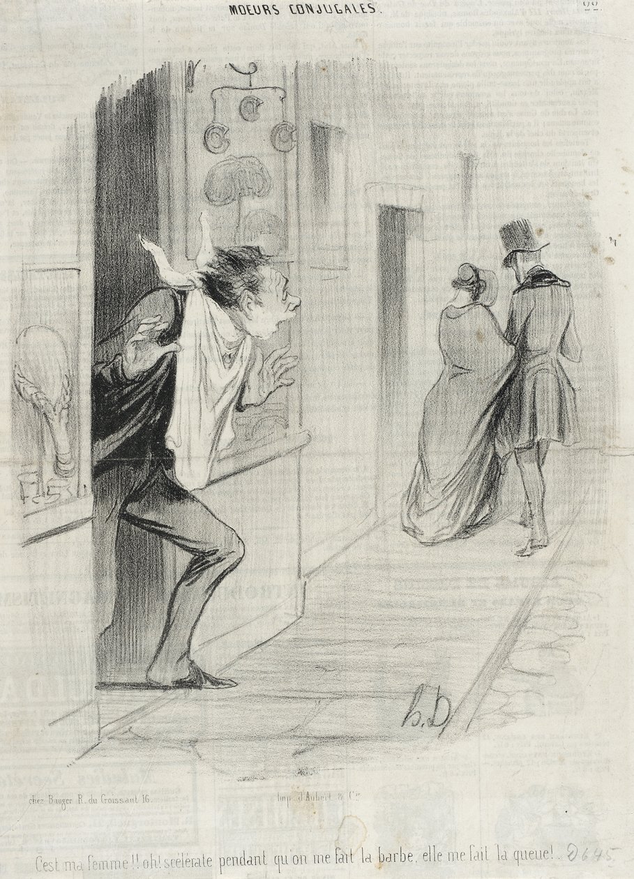 To moja żona!!... autorstwa Honoré Daumier