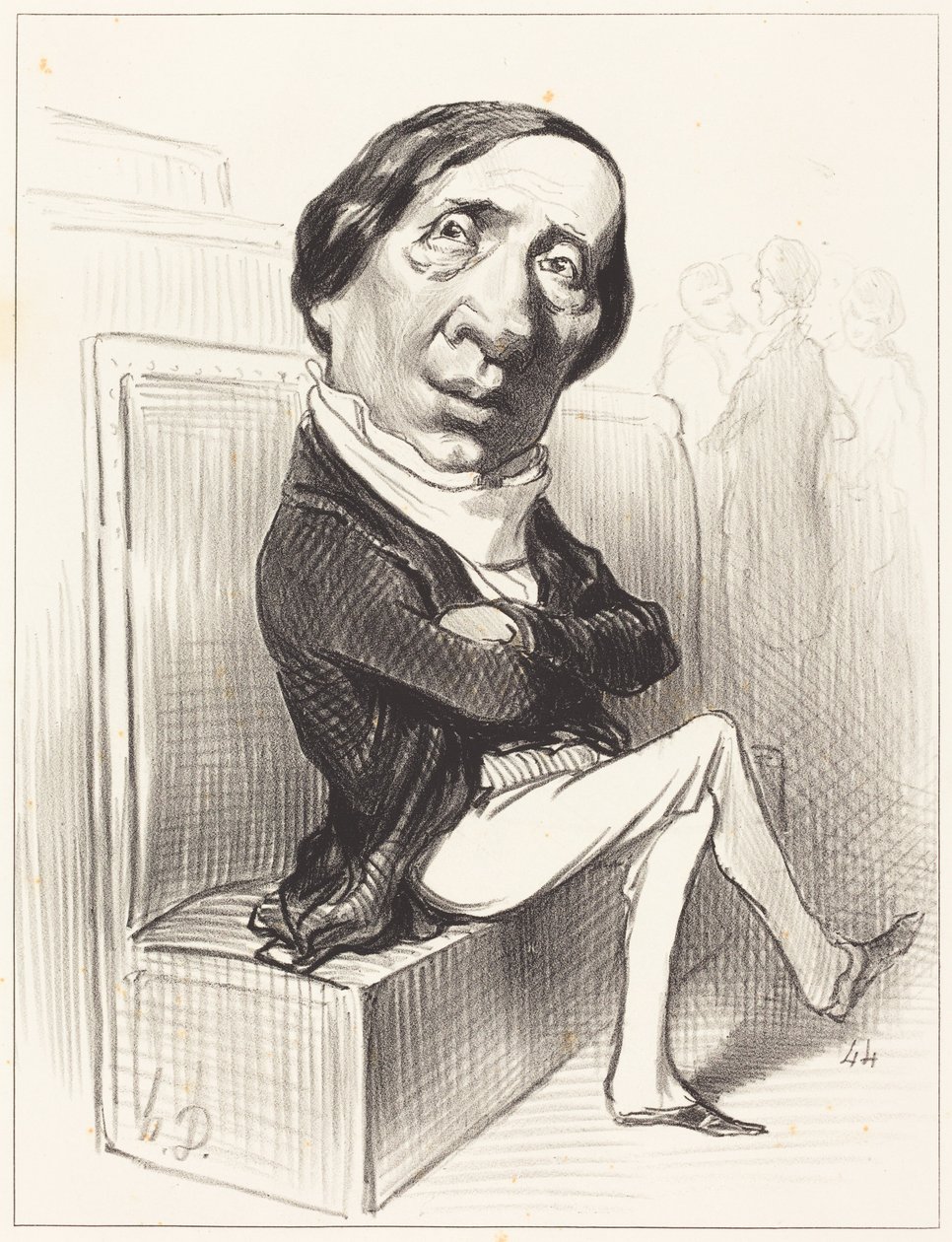 Charles Dupin autorstwa Honoré Daumier