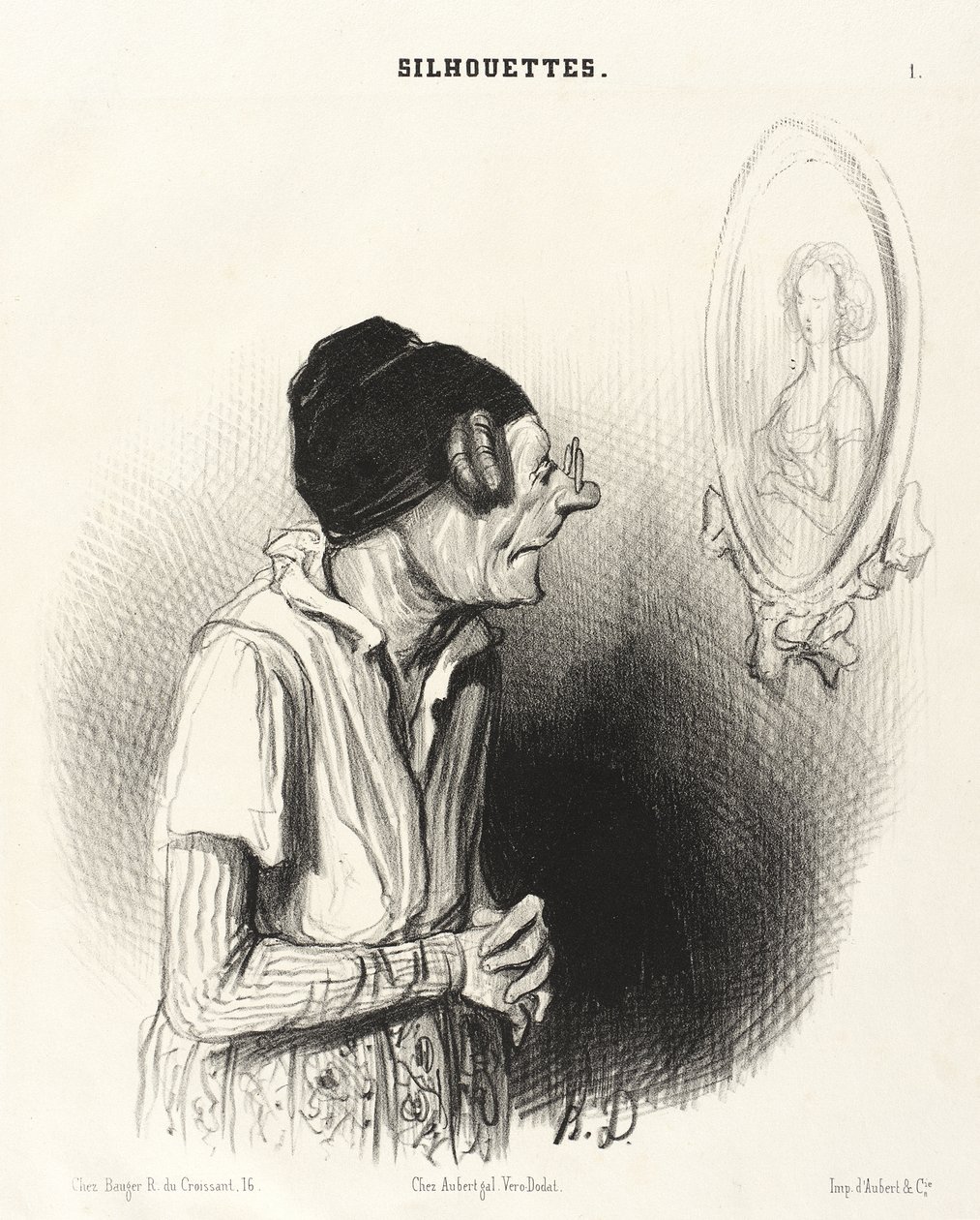 Jak bardzo tego żałuję... autorstwa Honoré Daumier