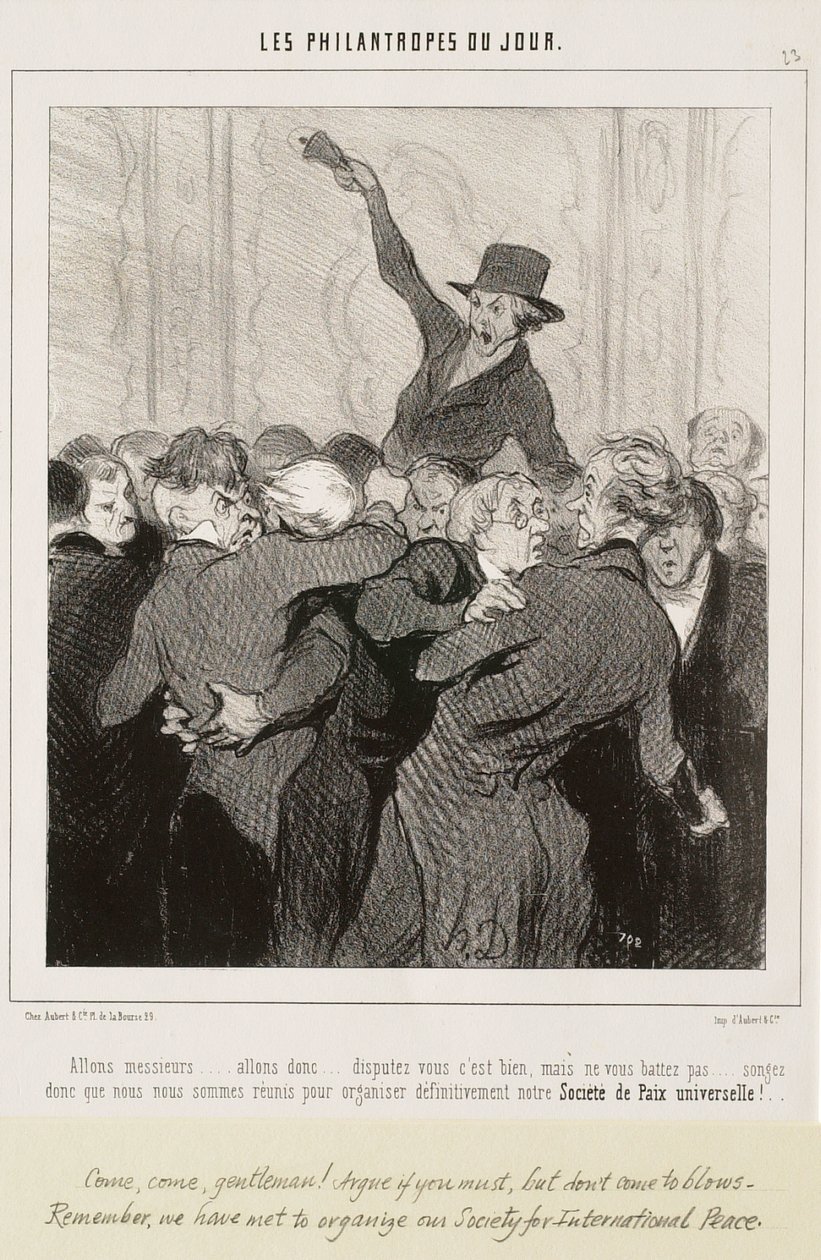 No dalej, panowie... Kłóćcie się, to dobrze autorstwa Honoré Daumier
