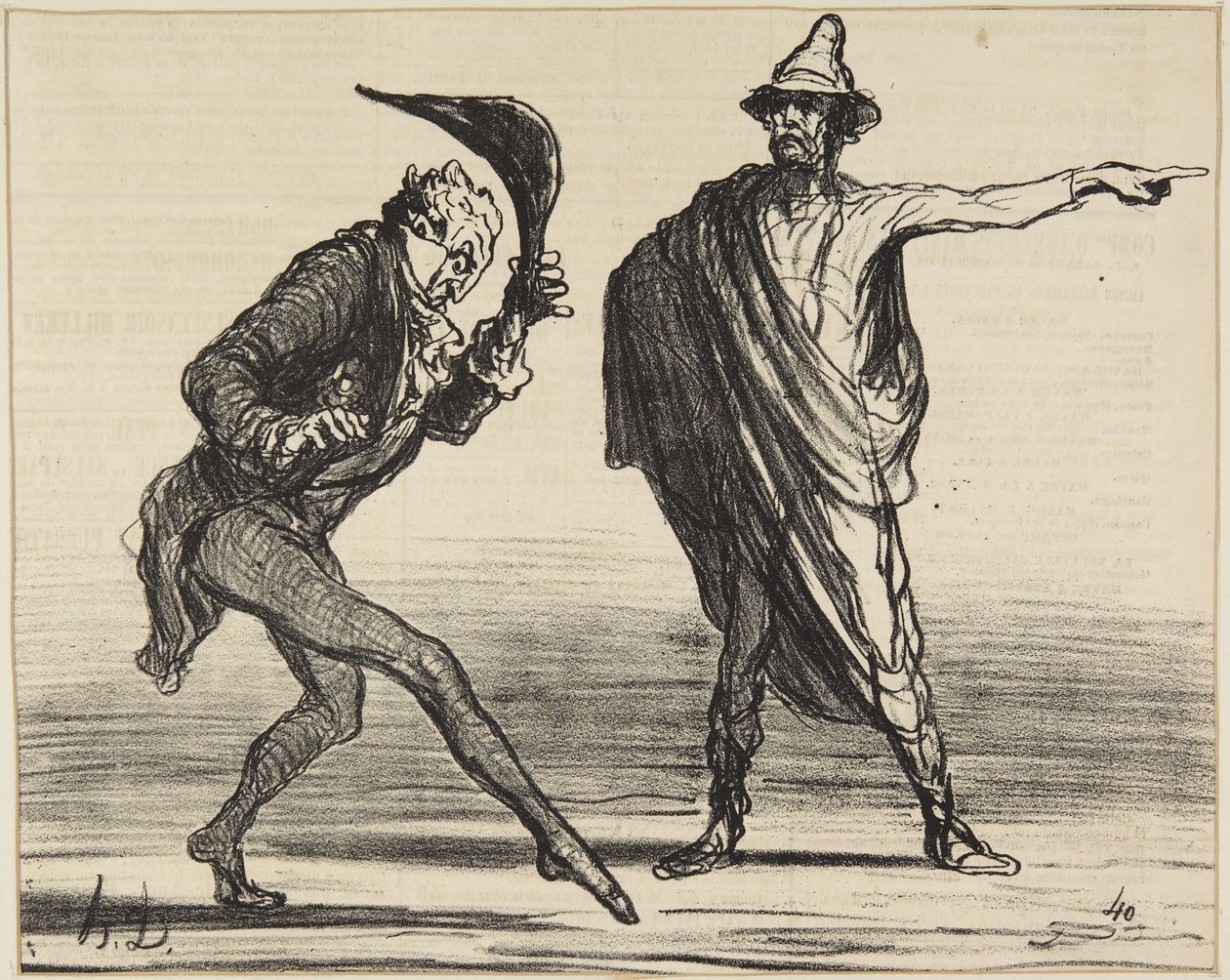 „Tak to właśnie wygląda obecnie w Toskanii...” autorstwa Honoré Daumier