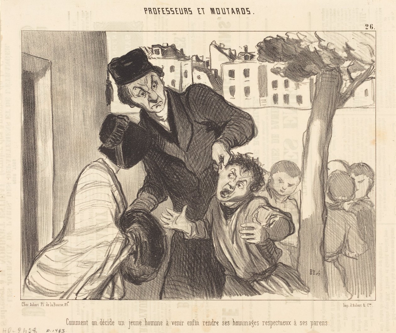 Jak decydujesz, że młody człowiek przyjedzie... autorstwa Honoré Daumier