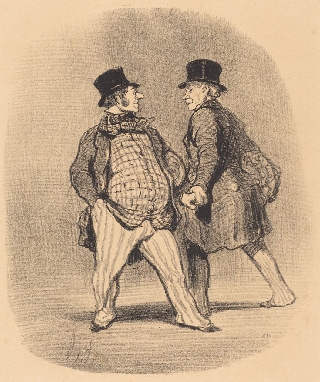 Kolego, uważaj na tego małego barona... autorstwa Honoré Daumier
