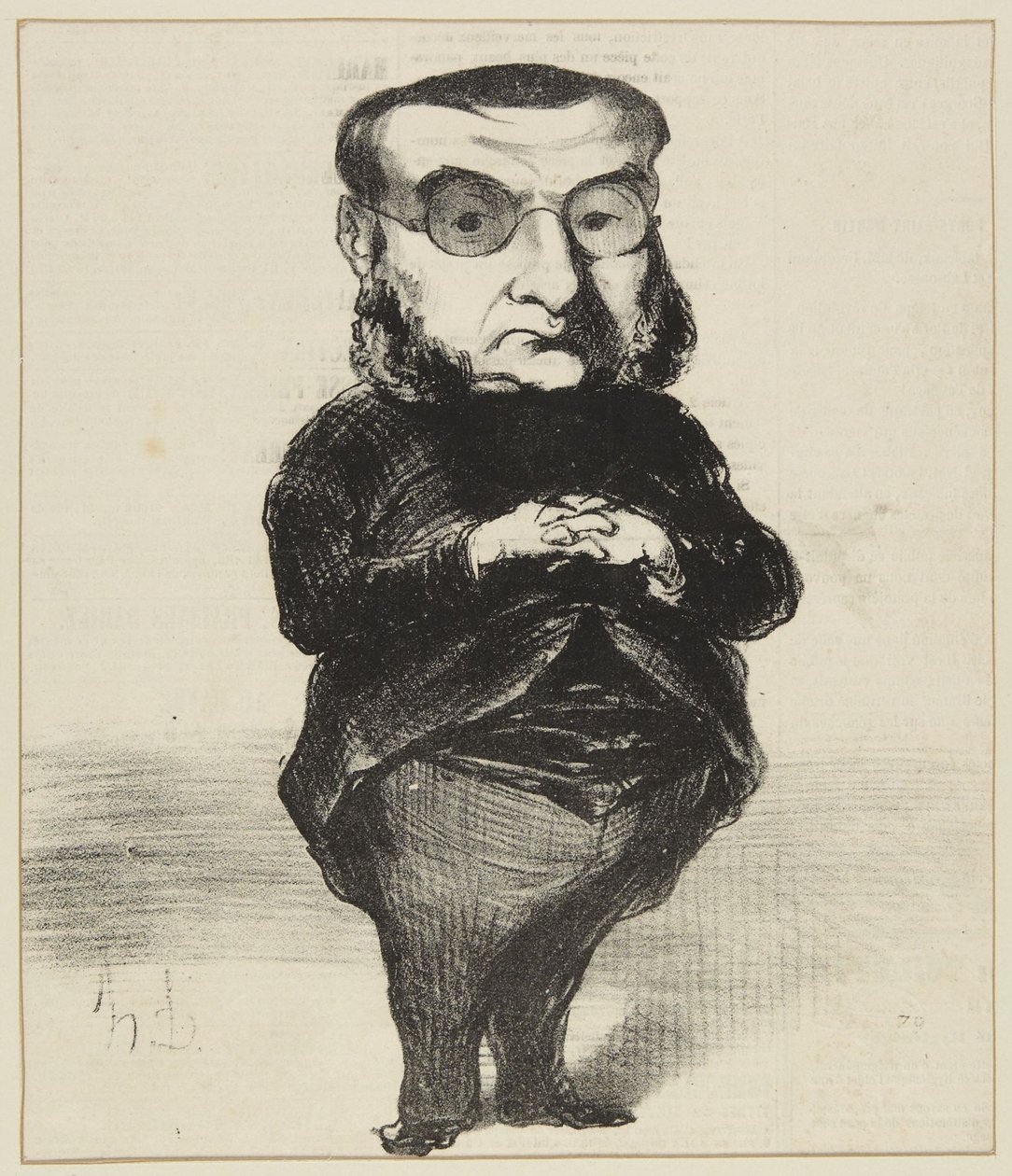 „Coquerel” autorstwa Honoré Daumier