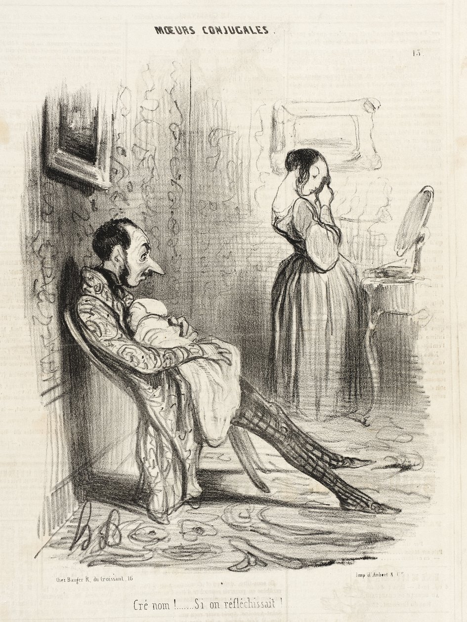 Do diabła!... A gdybyśmy pomyśleli!... autorstwa Honoré Daumier