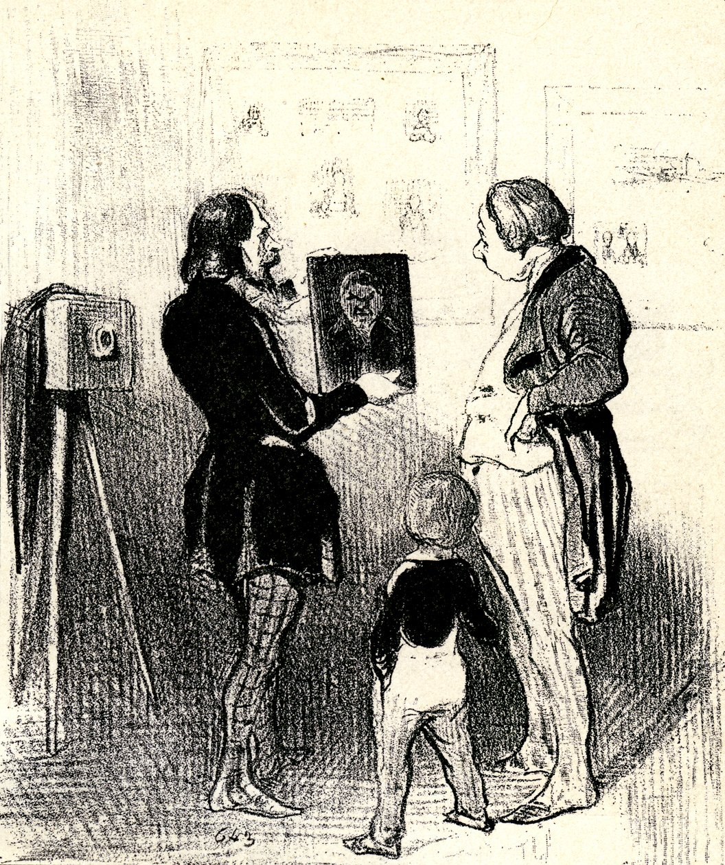 Dagerotypia autorstwa Honore Daumier