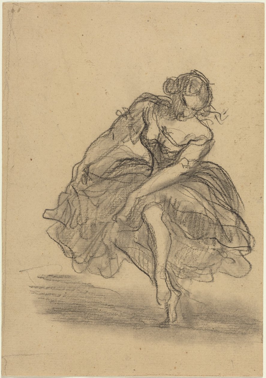 Tancerka autorstwa Honoré Daumier