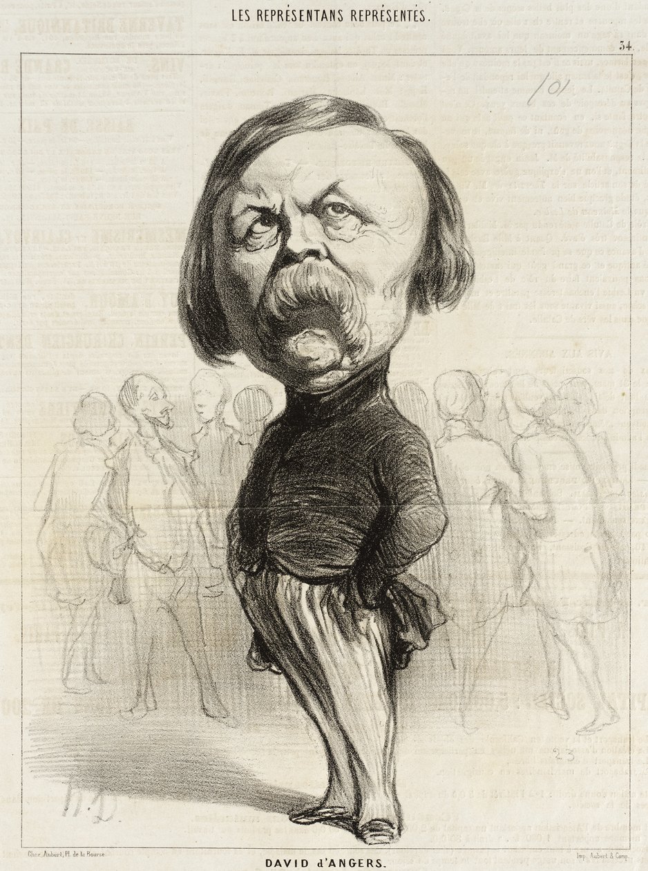 David z Angers autorstwa Honoré Daumier