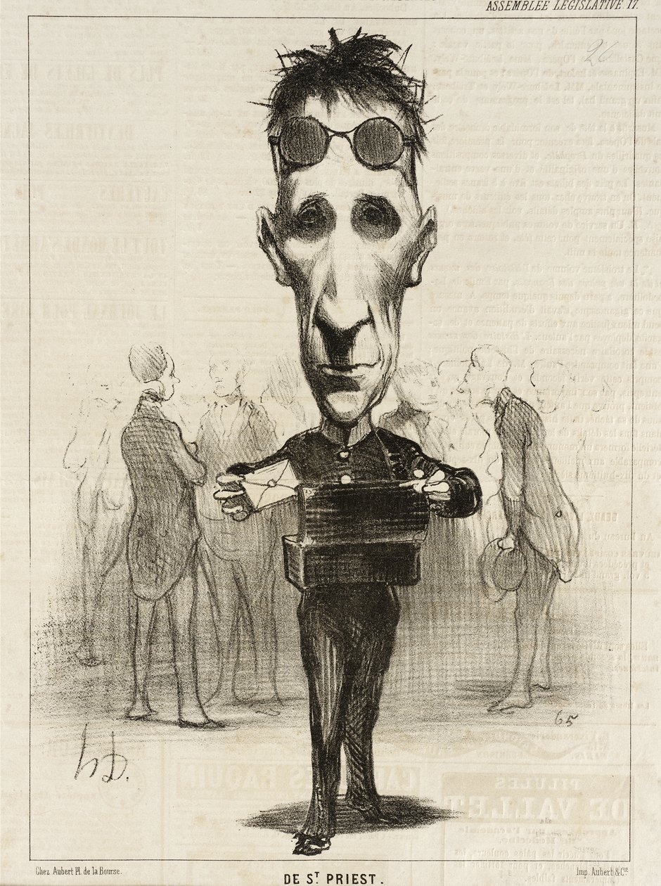De St. Priest autorstwa Honoré Daumier