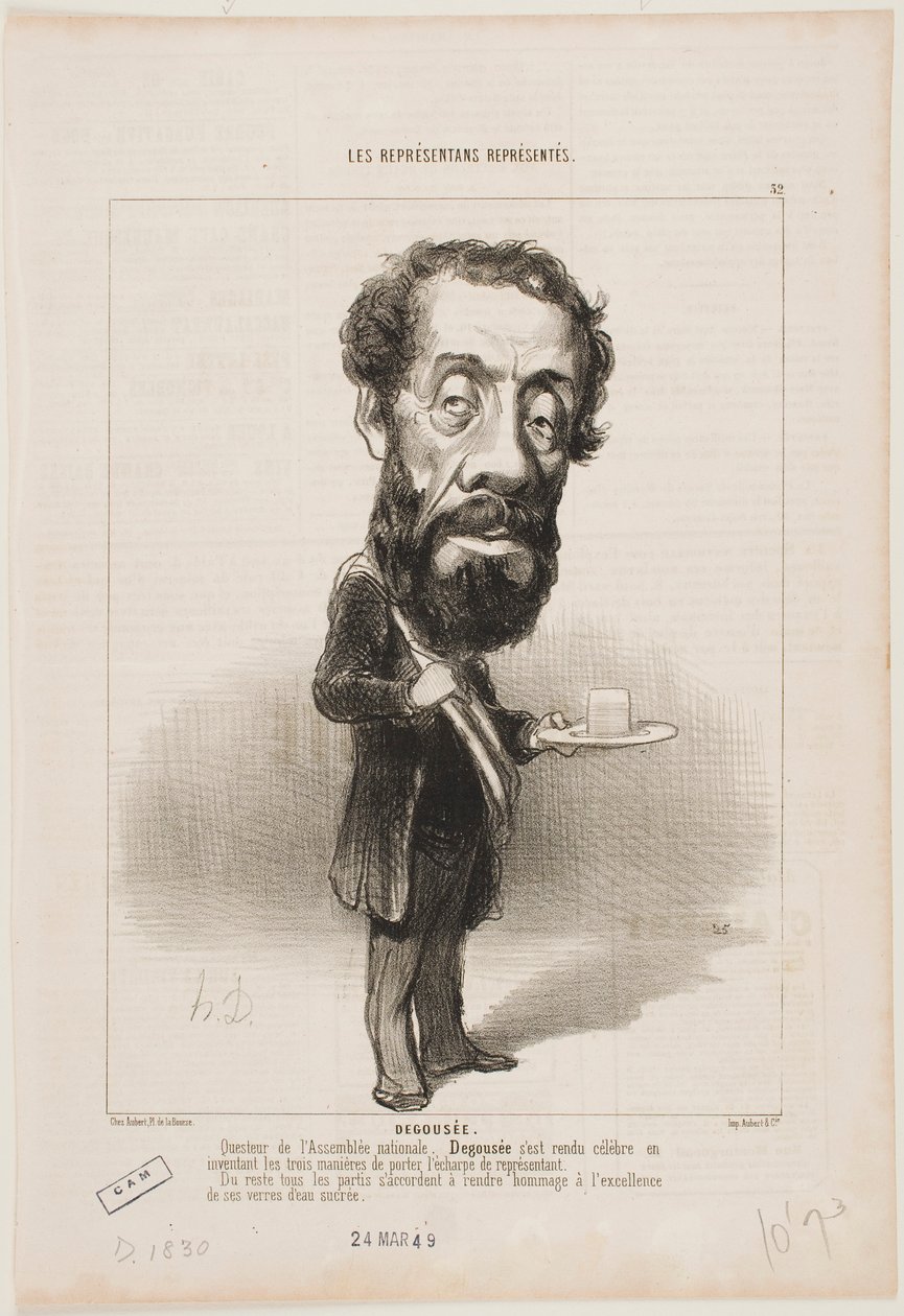 Rozczochrana kobieta autorstwa Honoré Daumier