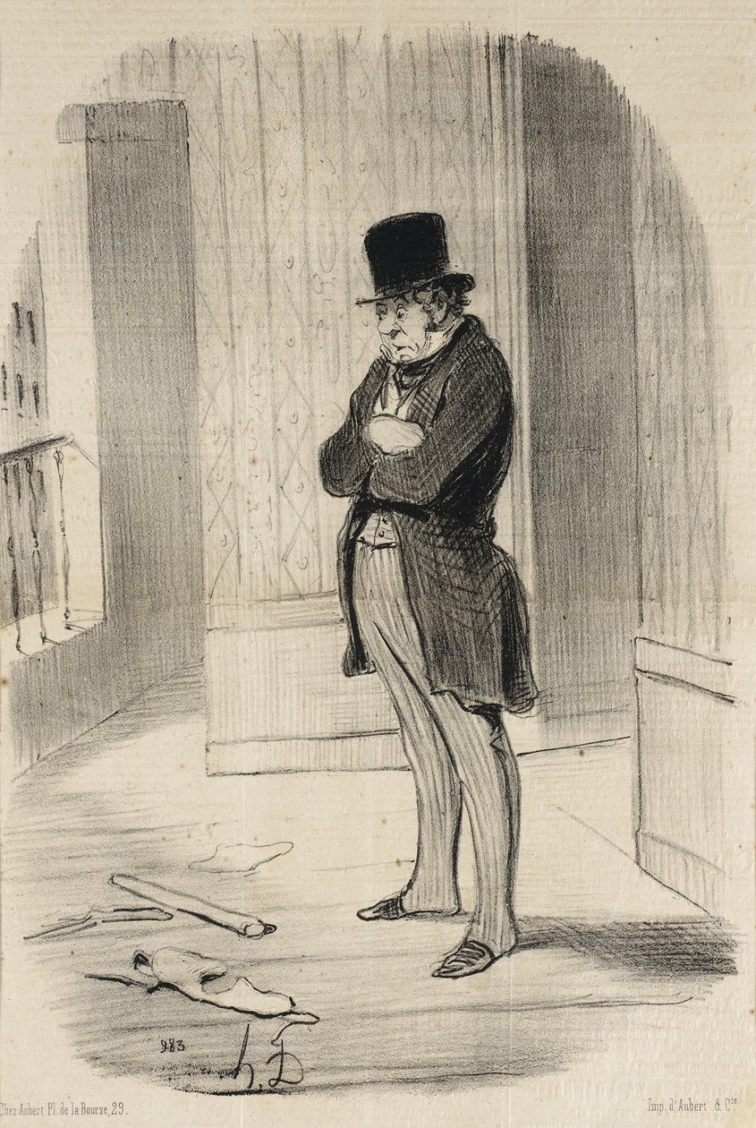 Przeprowadziłem się!... autorstwa Honoré Daumier