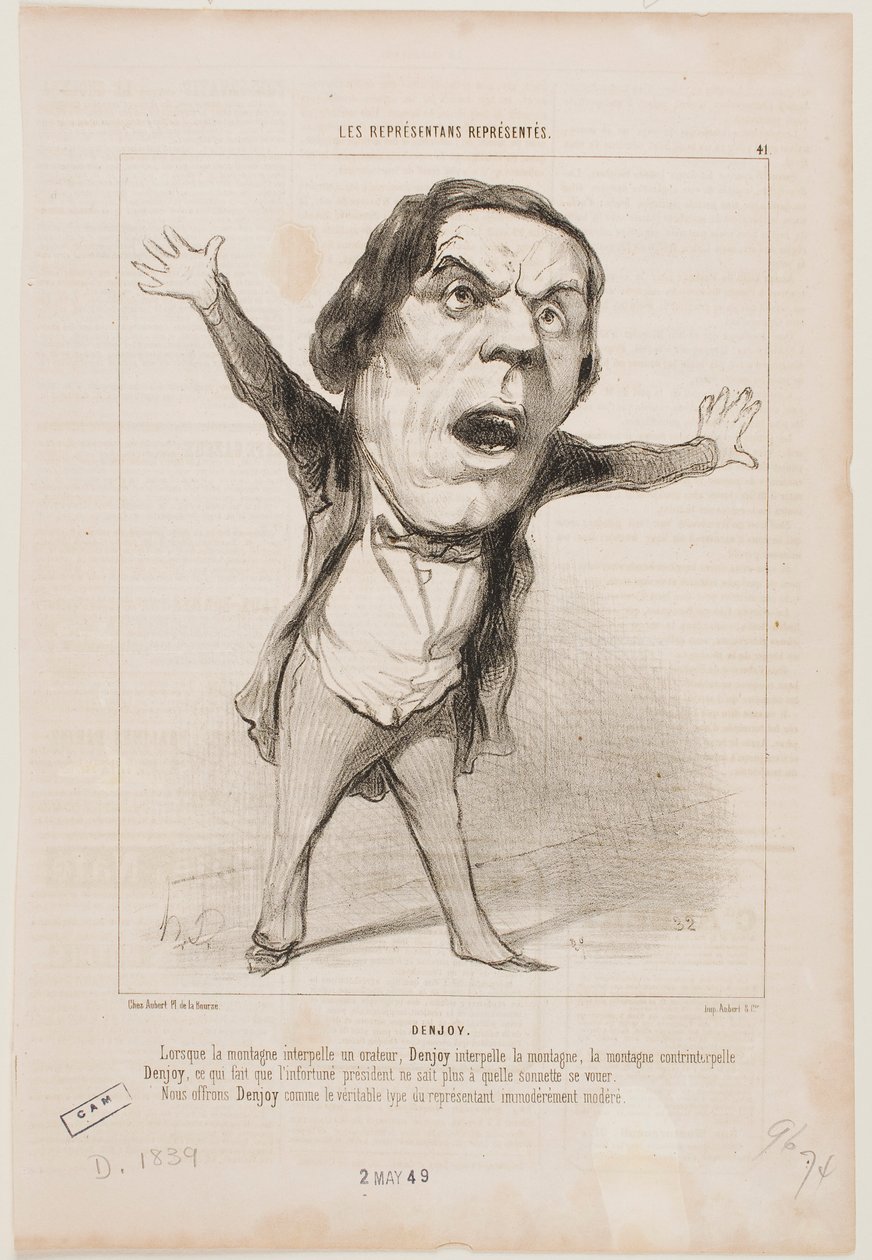Denjoy autorstwa Honoré Daumier