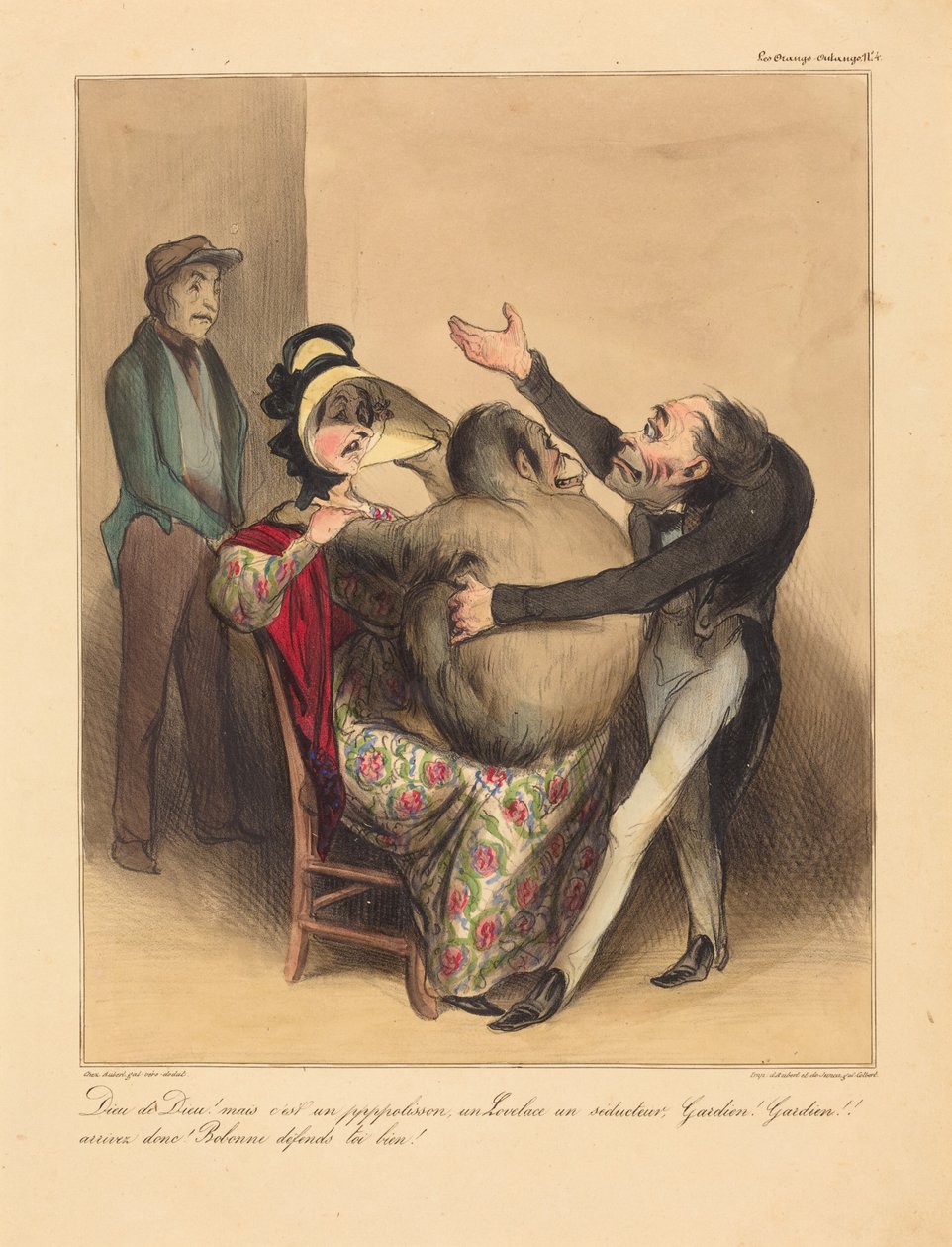 Dieu de Dieu! aber das ist ein Schlingel... autorstwa Honoré Daumier