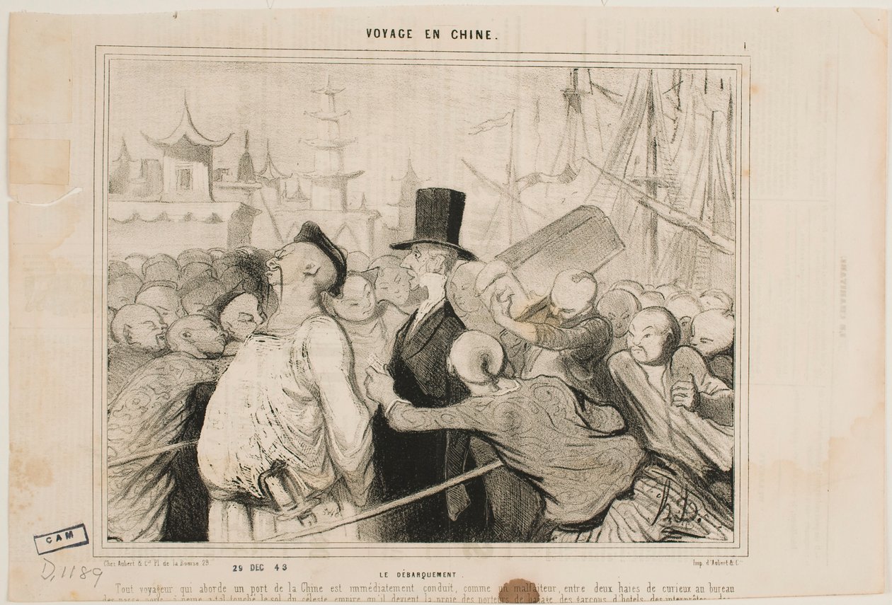 Wyokrętowanie autorstwa Honoré Daumier