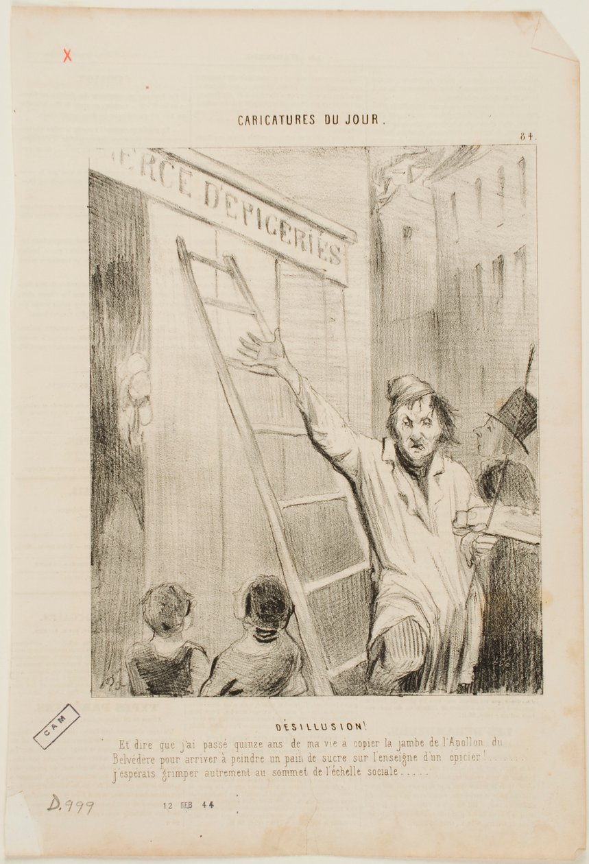 Rozczarowanie! autorstwa Honoré Daumier