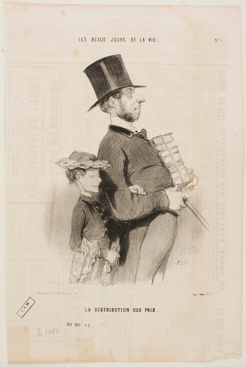 Rozdanie nagród autorstwa Honoré Daumier