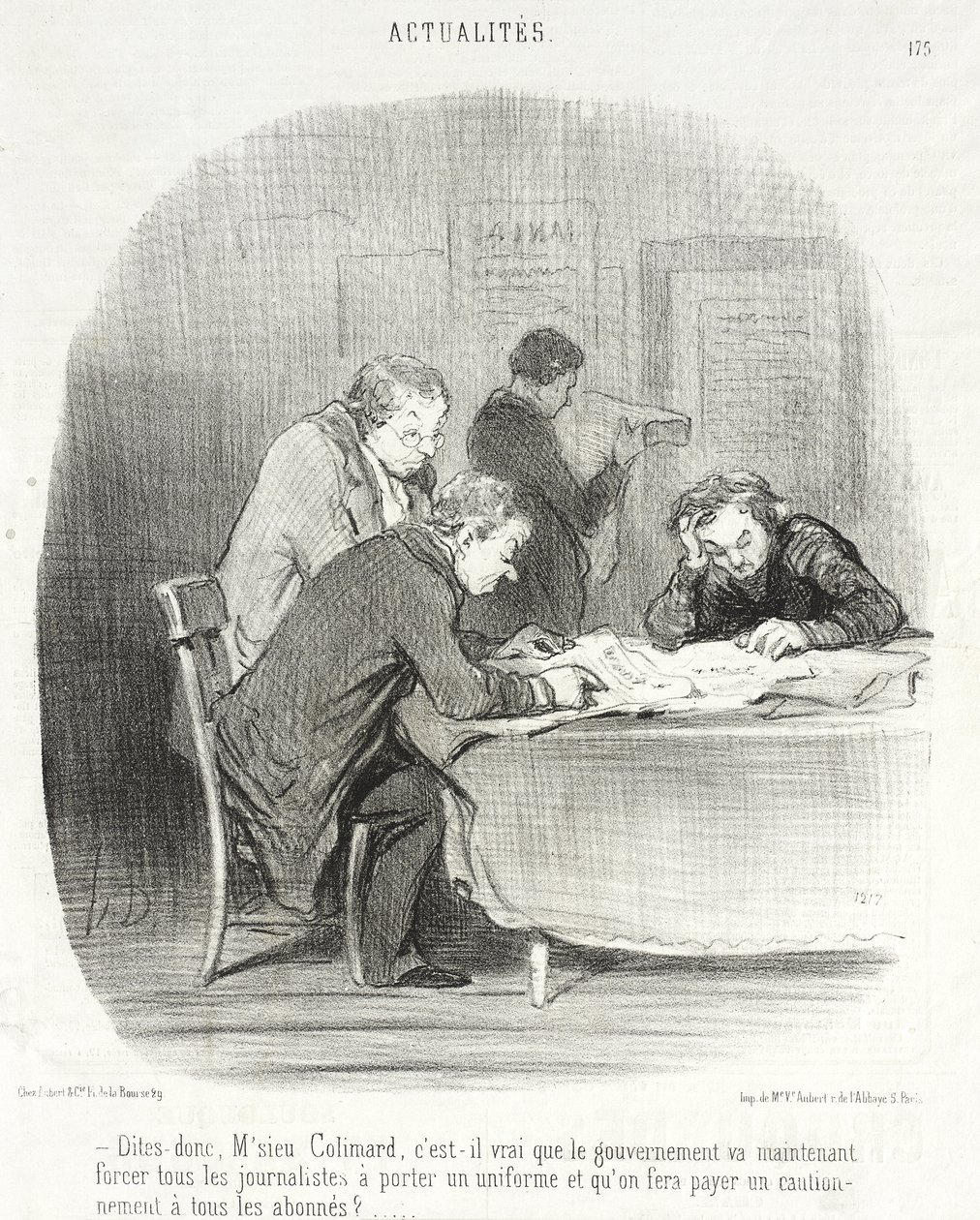 Powiedz pan, panie Colimard... autorstwa Honoré Daumier