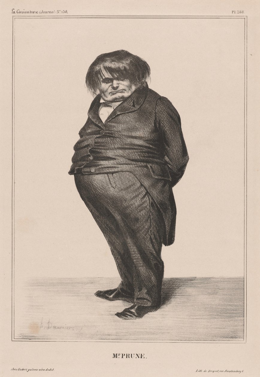 Doktor Prunelle autorstwa Honoré Daumier